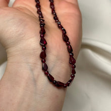 Load image into Gallery viewer, Garnet Beaded Necklaces
