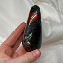 Load image into Gallery viewer, African Bloodstone with Pyrite Freeform A
