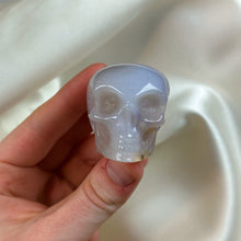 Load image into Gallery viewer, Flower Agate Skull Carving A
