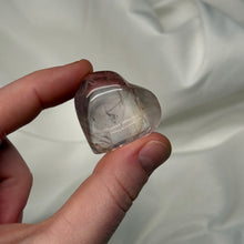 Load image into Gallery viewer, UV Reactive Phantom Amethyst Heart Carving G
