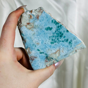 XL Larimar Slab on Stand 3