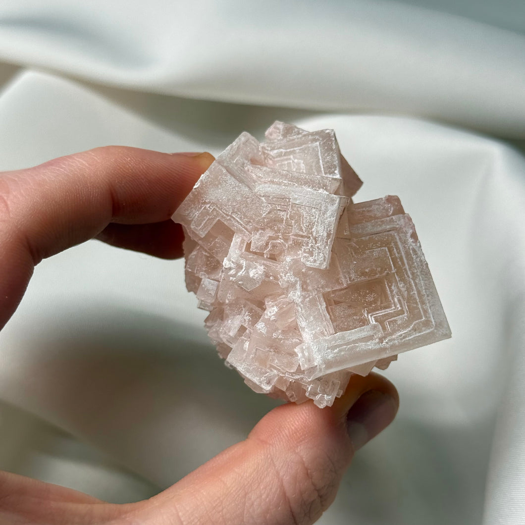 Pink Halite Cluster from California B