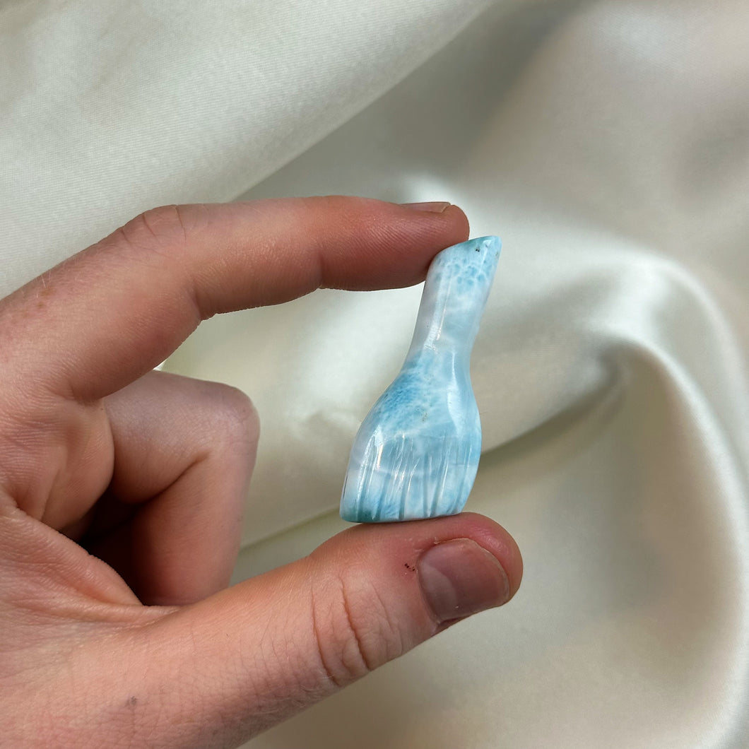 AA Larimar Witches Broom Carving