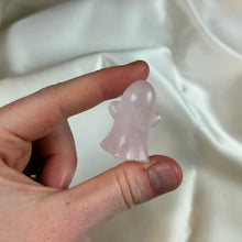 Load image into Gallery viewer, Rose Quartz Ghost Carvings
