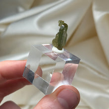 Load image into Gallery viewer, Glassy Green and Tourmaline Specimen

