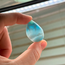 Load image into Gallery viewer, Top Quality Larimar Tumble with Amazing Chatoyancy A
