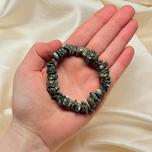 Load image into Gallery viewer, Bluestone aka Preseli Spotted Dolerite Stretch Bracelets from Wales (approx 6.5” fit)

