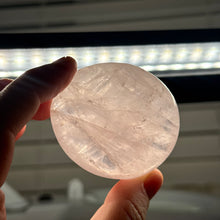 Load image into Gallery viewer, Star Rose Quartz Palmstone B
