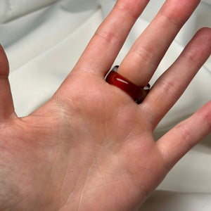 Size 8 Carnelian Ring