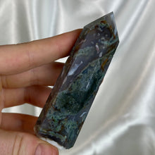 Load image into Gallery viewer, Moss Agate Tower L (imperfect)

