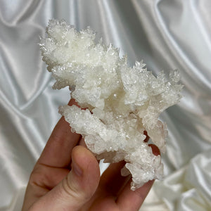 Intricate Icy Calcite Cluster C