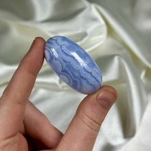 Load image into Gallery viewer, Blue Lace Agate Shiva Carving
