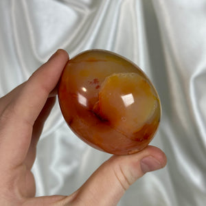 Carnelian Palmstone with Red Dendrites