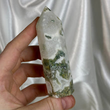 Load image into Gallery viewer, Moss Agate Tower N (imperfect)
