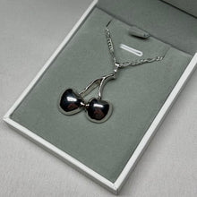 Load image into Gallery viewer, Sterling Silver Cherries Necklace (The Sterling Collection Release 002)
