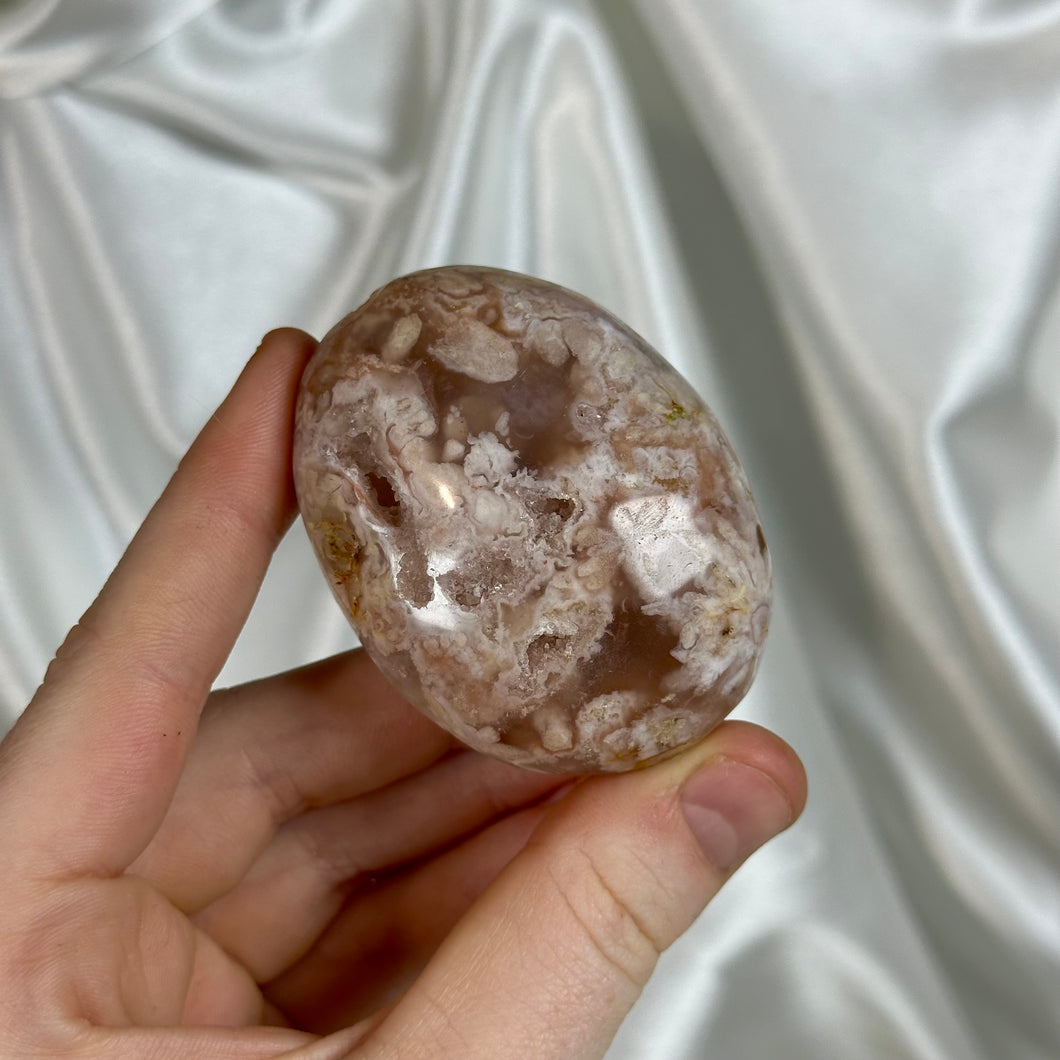 Flower Agate Palmstone I