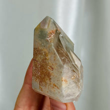 Load image into Gallery viewer, Lithium x Chlorite Quartz Partially Polished Tower A
