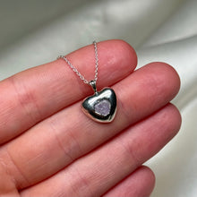 Load image into Gallery viewer, Heart Necklace D “The Valentine Collection” (discounted due to fractured gem)
