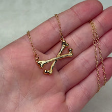 Load image into Gallery viewer, Gold-Filled Bones Necklace

