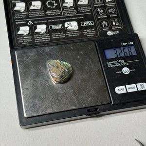 Carved Labradorite Cabochon 32.68ct