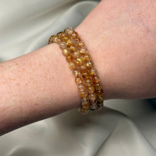 Load image into Gallery viewer, Golden Rutile Stretch Necklace
