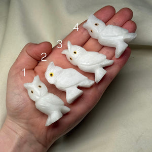 Quartz Owl Carvings Pt1 (Choose Your Own!)