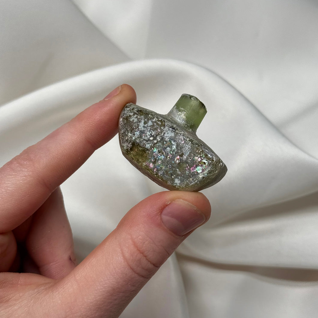 Ancient Roman Glass Bottle A