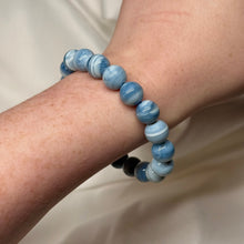 Load image into Gallery viewer, Blue Opal Stretch Bracelet A
