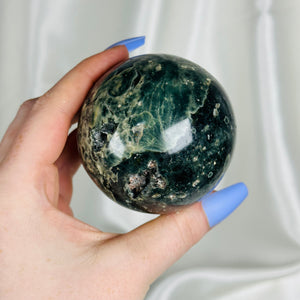 Druzy Ocean Jasper Sphere