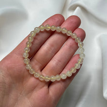 Load image into Gallery viewer, RARE! Libyan Desert Glass Stretch Bracelet 6”
