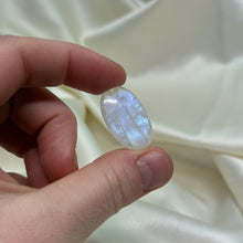 Load image into Gallery viewer, High Quality Rainbow Moonstone Mini Palmstone A
