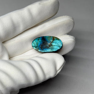 Carved Labradorite Cabochon 31.3ct
