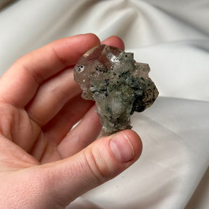 Himalayan Quartz Cluster with Chlorite and Anatase
