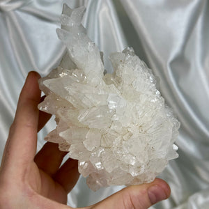 Intricate Icy Calcite Cluster B (Self-Standing)