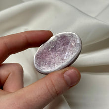 Load image into Gallery viewer, Gem Lepidolite Palmstone B
