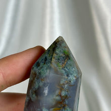 Load image into Gallery viewer, Moss Agate Tower O (imperfect)
