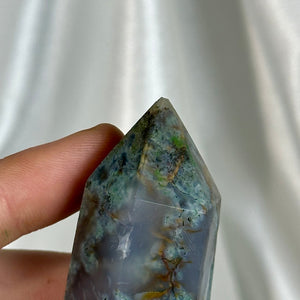 Moss Agate Tower O (imperfect)