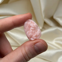 Load image into Gallery viewer, High Quality Pink Opal Floral Carving
