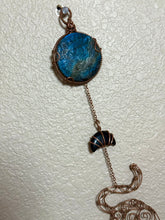 Load image into Gallery viewer, “The Tiger’s Eye” Wire Wrapped Wallhanging
