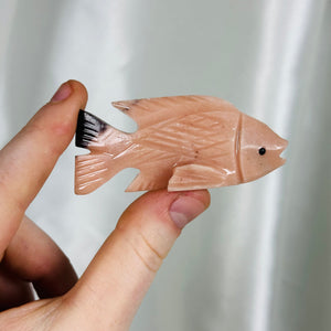 Jasper Fish Carving A (Self-Standing)