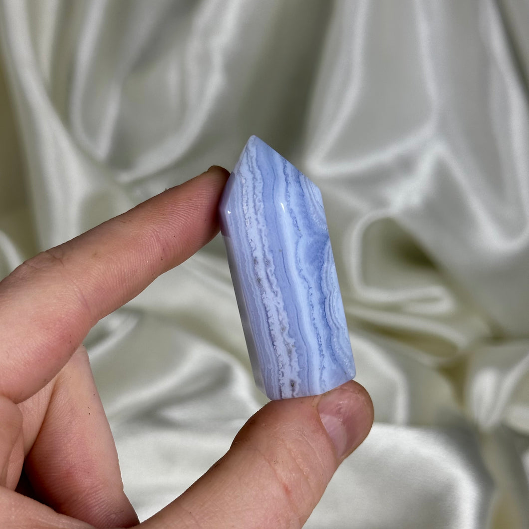 Blue Lace Agate Tower C