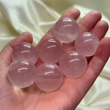Load image into Gallery viewer, Gemmy Star Rose Quartz Mini Spheres
