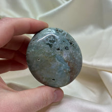 Load image into Gallery viewer, Sage Green Sea Jasper Palm
