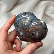 Load image into Gallery viewer, Orby Sea Jasper Heart Carving
