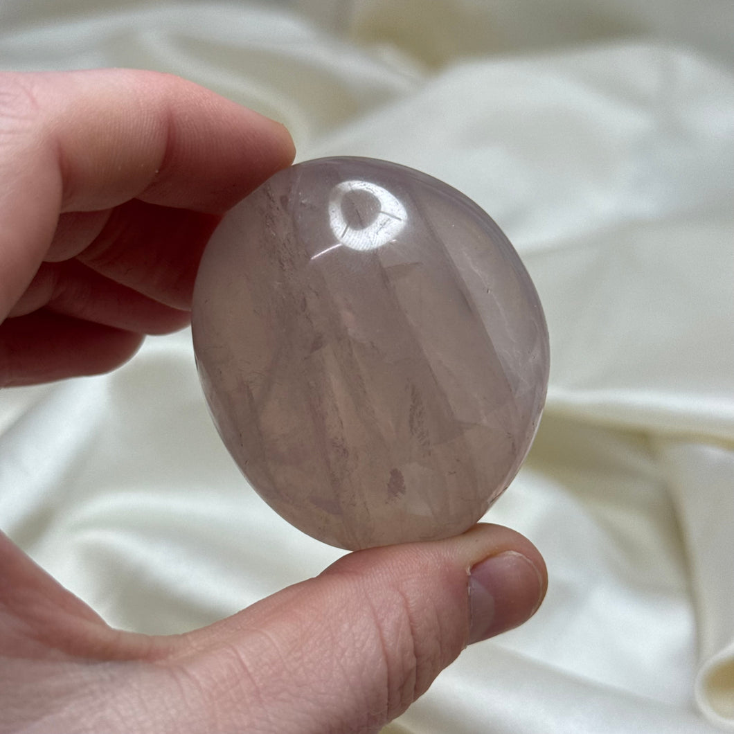 Star Rose Quartz Palmstone A