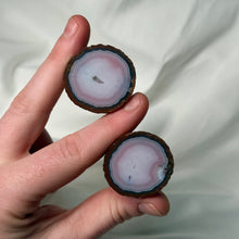 Load image into Gallery viewer, Baby Pink Zhanguo Agate Pair from China
