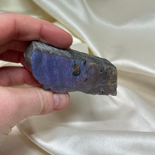 Load image into Gallery viewer, Flashy Half Polished Labradorite Slab B
