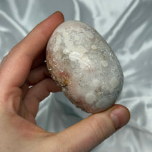 Load image into Gallery viewer, Pink Amethyst / Hematite Quaryz Chunky Palmstone A

