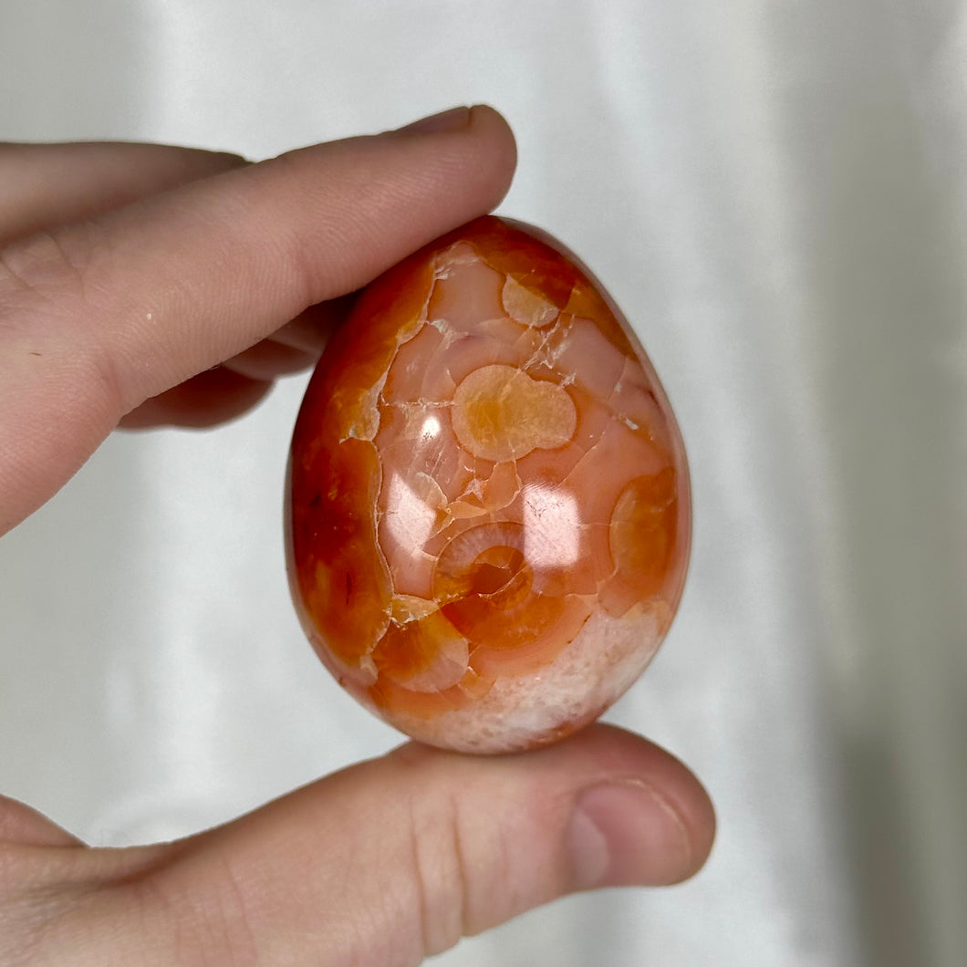 Peachy Carnelian Egg