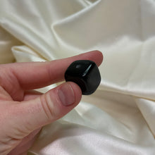 Load image into Gallery viewer, Obsidian Incense Holder Cube Carving
